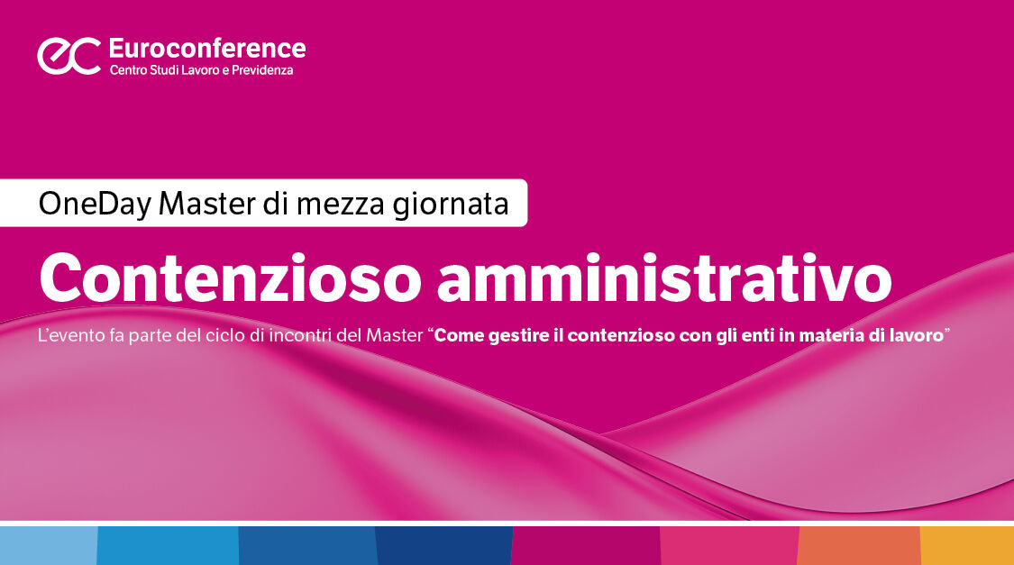Immagine Contenzioso amministrativo | Euroconference